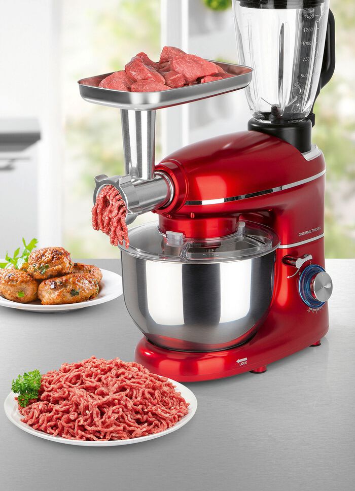 Profi-K&uuml;chenmaschine mit Planetenr&uuml;hrwerk 