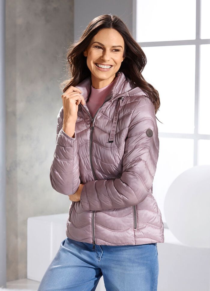 Jacke mit abnehmbarer Kapuze 