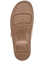 ELENA EDEN Pantolette mit W&ouml;rishofer Kork-Lederfu&szlig;bett ECRU