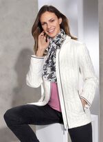 Jacke mit Reißverschlusstaschen CREME