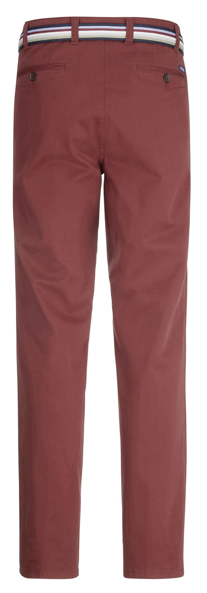 "Br&uuml;hl"-Hose mit G&uuml;rtel in 3 Farben DUNKELROT
