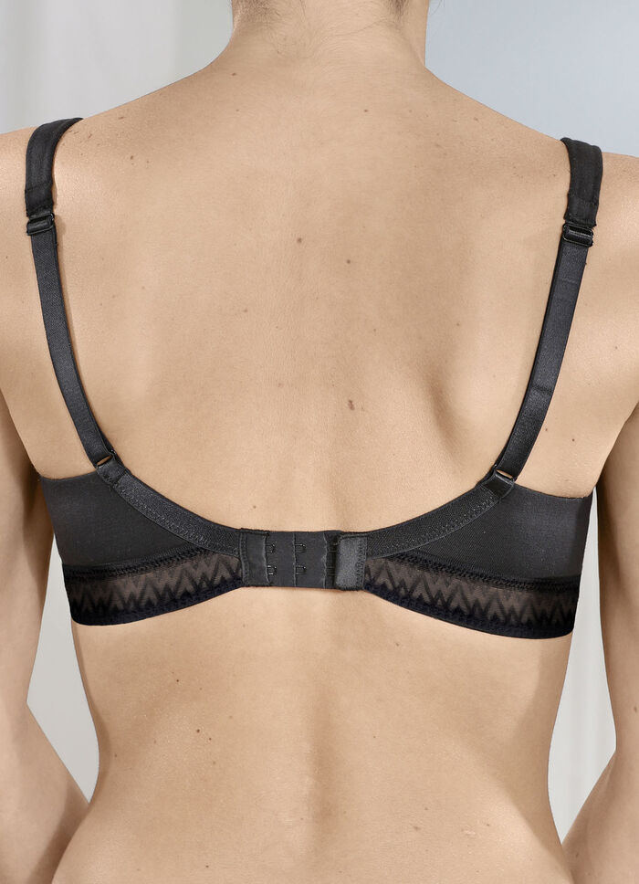 Naturana BH mit weich gepolsterten Cups SCHWARZ
