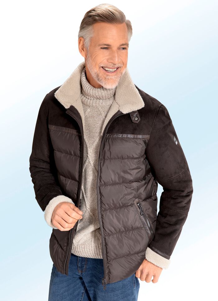 Jacke in Lammfelloptik von "New Canadian" 