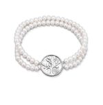 Elastisches 2-reihiges Armband mit S&uuml;&szlig;wasser-Zuchtperlen 