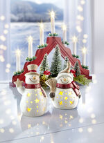 Beleuchtete Schneemänner, 2er-Set 