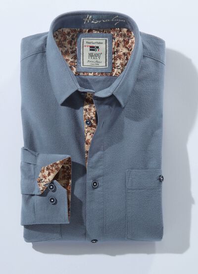 Markantes "Milano Italy"-Hemd in 3 Farben 