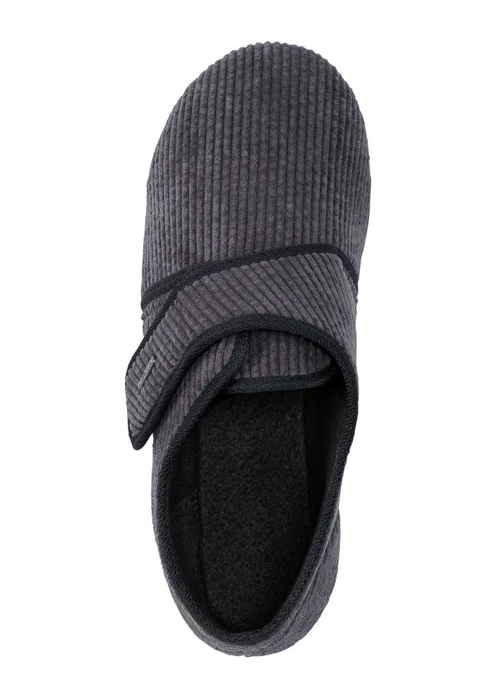 Klassische Herren-Hausschuhe, mit Klettverschluss 