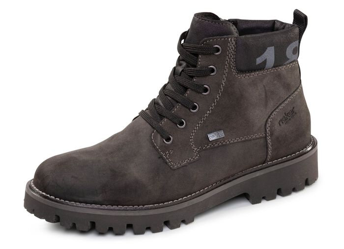 Rieker, gef&uuml;tterte Herren-Boots, Winterschuhe, Weite H, mit Rei&szlig;verschluss 