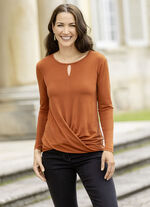 Shirt mit modischer Knotenoptik 