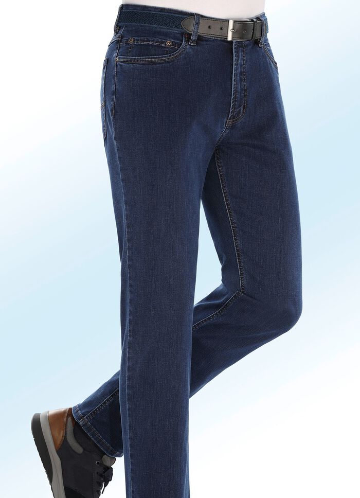 Superstretch-Jeans von &bdquo;Suprax&ldquo; in 4 Farben DUNKELBLAU