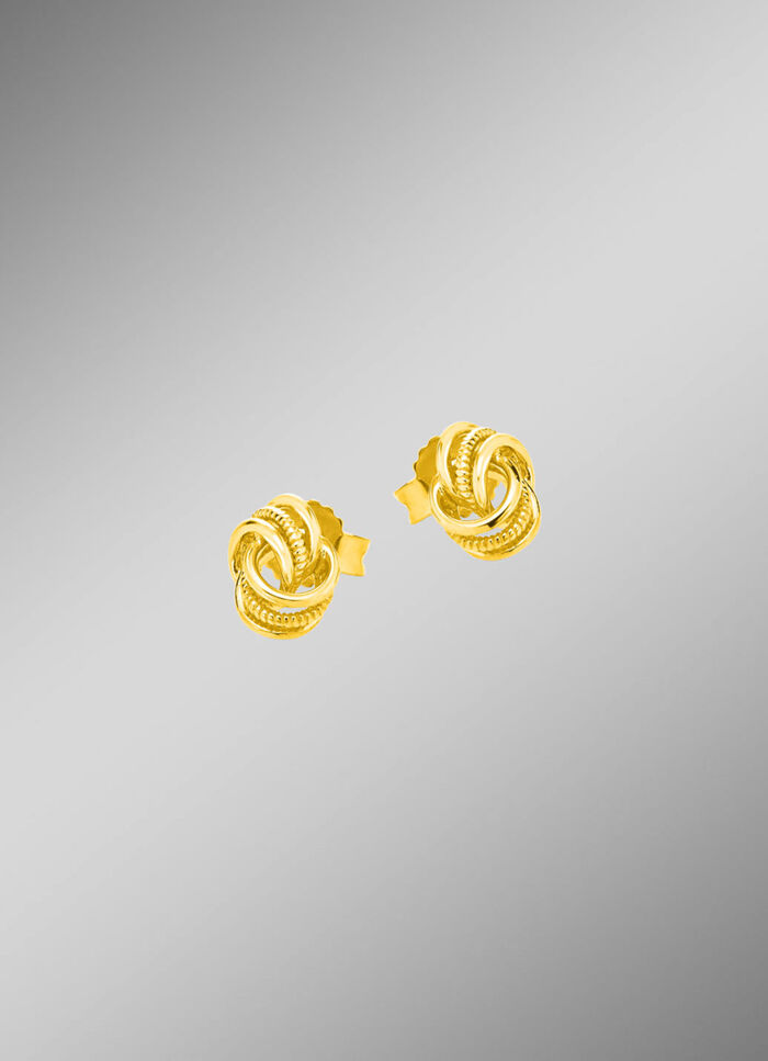 Klassische Knoten-Ohrstecker 