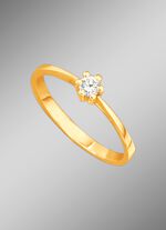 Damenring mit lupenreinem Brillant 