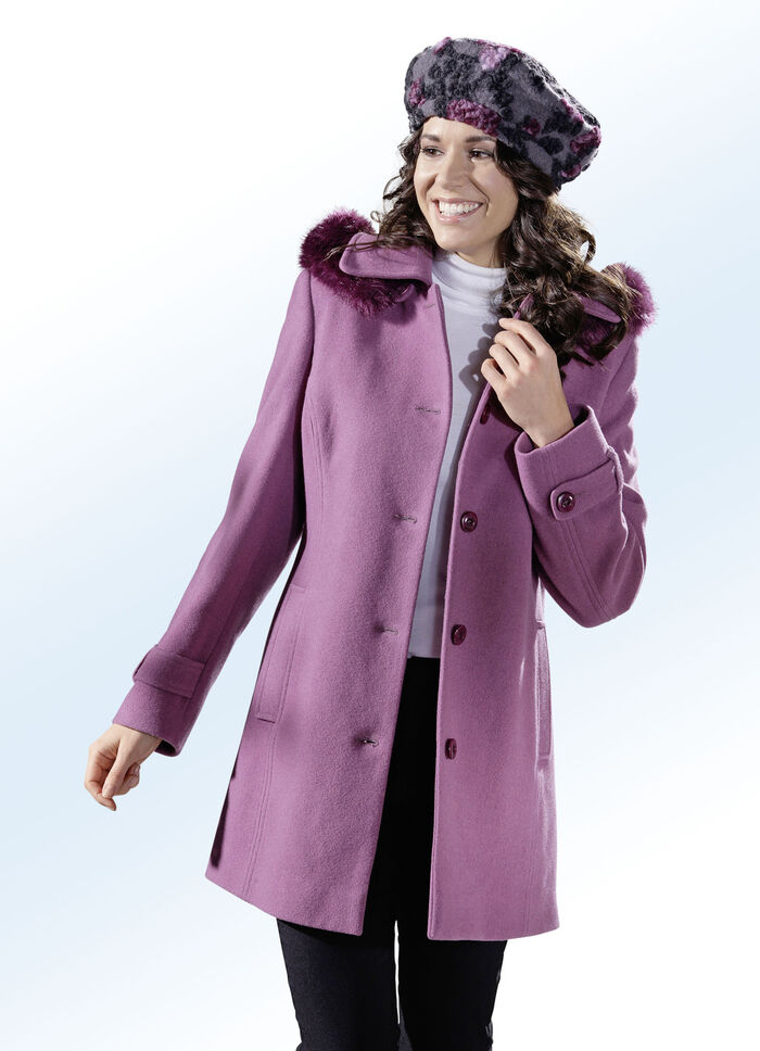 Jacke mit abnehmbarer Kapuze 