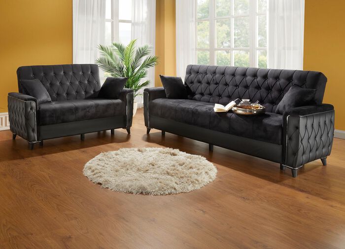 Polsterm&ouml;bel mit Bettkasten und Liegefunktion 