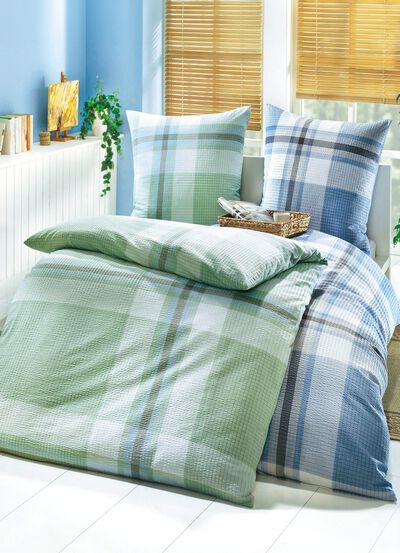 B&uuml;gelfreie Bettw&auml;sche-Garnitur aus dem Hause Biberna 