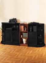 Teilmassive M&ouml;belserie mit Echtholzfurnier 