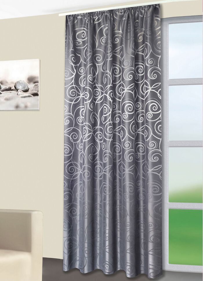 Dekoschal mit Umschlagsaum 