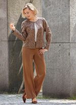 Kurzjacke mit trendstarkem Reptildessin 