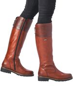 Remonte, gef&uuml;tterte Damen-Stiefel, Winterschuhe, Weite G, mit Rei&szlig;verschluss MARONE-MOKKA