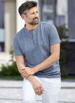 „Milano Italy“-Shirt JEANSBLAU