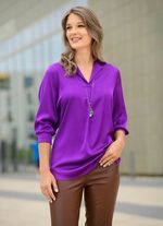 Tunika mit aparter Ausschnittl&ouml;sung 