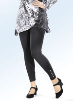 Leggings mit glänzenden Zierplättchen 