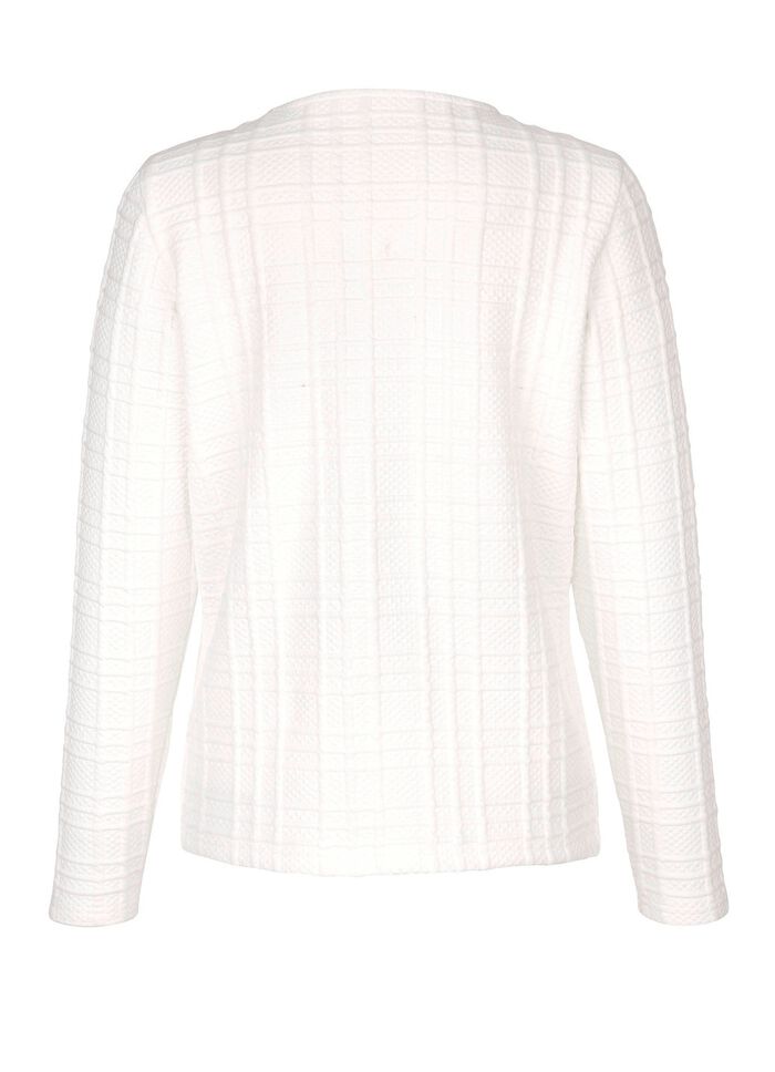 Shirtjacke mit seitlichen Eingrifftschen 