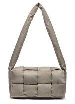 Collezione Alessandro Tasche aus zart gl&auml;nzendem Textilmaterial TAUPE