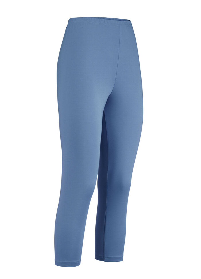 Capri-Leggings JEANSBLAU