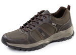 Atmungsaktive Herren-Schnürschuhe, mit Klimamembrane DUNKELBRAUN