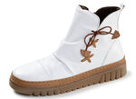 Gemini, modische Damen-Boots, Weite G, Winterschuhe,  mit herausnehmbarem Fußbett WEISS