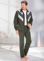 Hausanzug mit Baumwolle OLIV-GRAU-BLAU