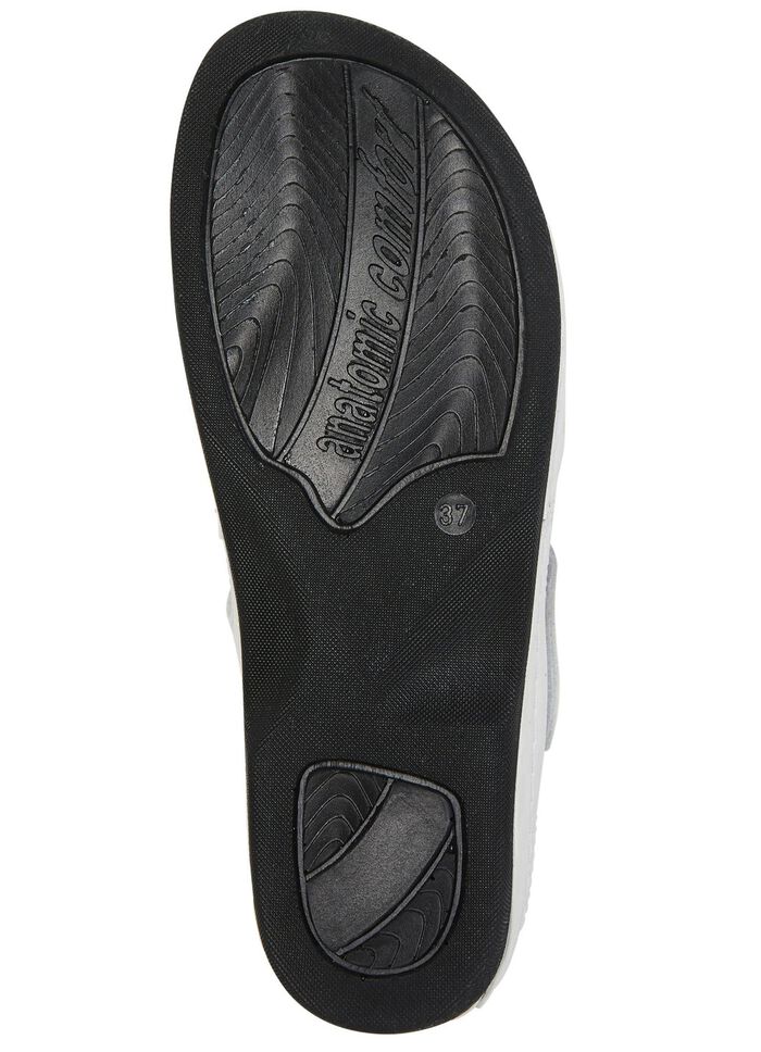 ELENA EDEN, klassische Damen-Sandalen, Weite H, mit Klettverschluss 