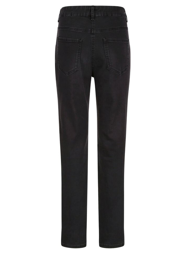 Jeans mit tollen Applikationen und Glitzersteinchen 