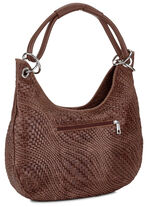 Laurina Tasche aus schattiertem Kalbleder MARONE