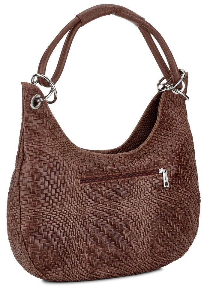 Laurina Tasche aus schattiertem Kalbleder MARONE