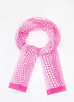 Schal mit Punktedessin 