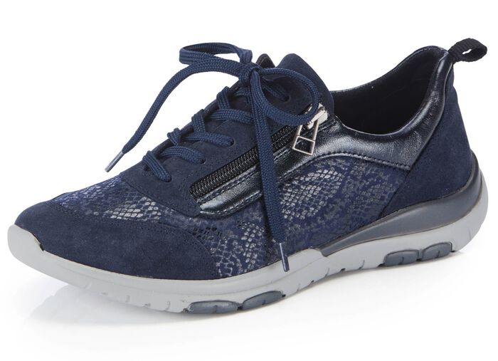 ELENA EDEN Sneaker mit gl&auml;nzend bedrucktem Elastikmaterial 