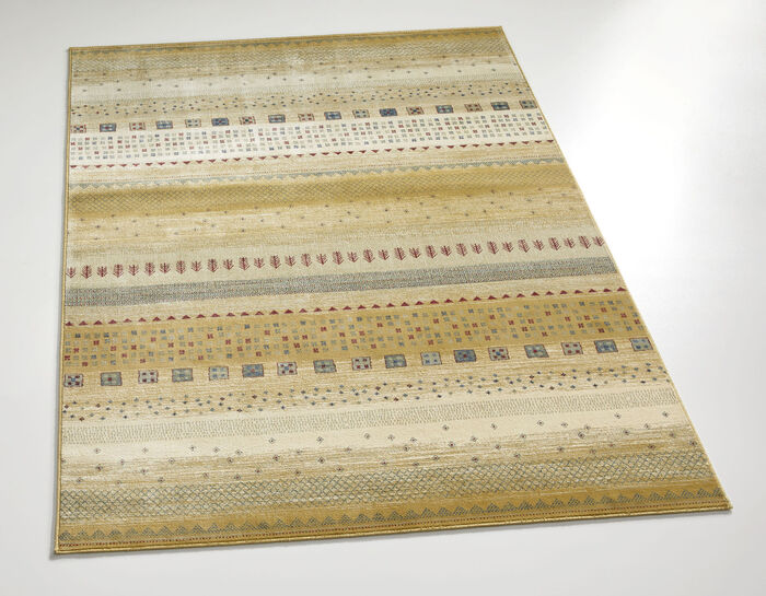 Brücken und Teppiche mit samtigem Flor BEIGE