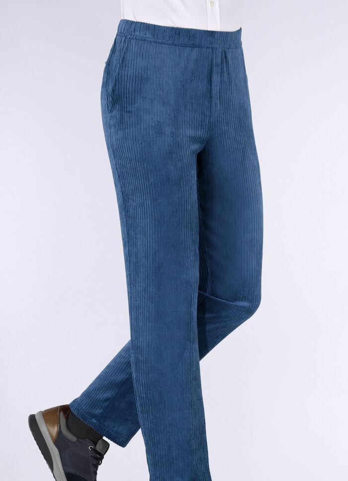 "Klaus Modelle"-Schlupfhose in 4 Farben MITTELBLAU