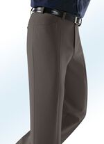 „Klaus Modelle“-Hose mit Seitentaschen in 5 Farben DUNKELBRAUN