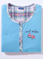 Zweierpack Nachthemden aus nachhaltigem Baumwollanbau mit Knopfleiste 