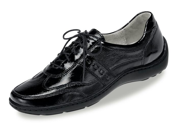 Waldl&auml;ufer, bequeme Damen-Schn&uuml;rschuhe, Weite H, mit herausnehmbarem Fu&szlig;bett 