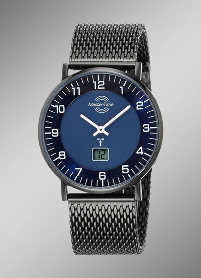 Master Time Funk-Herrenuhr mit Edelstahlband 