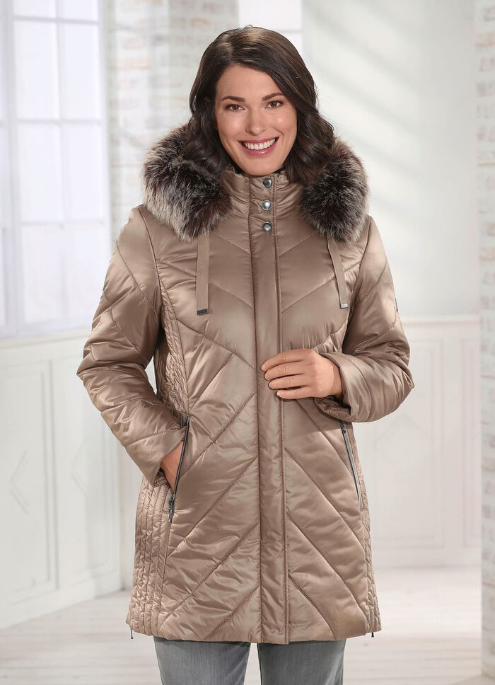 Jacke in 2 Farben GOLDBEIGE