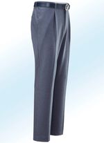 Melierte Hose in 4 Farben mit Bundfalten 