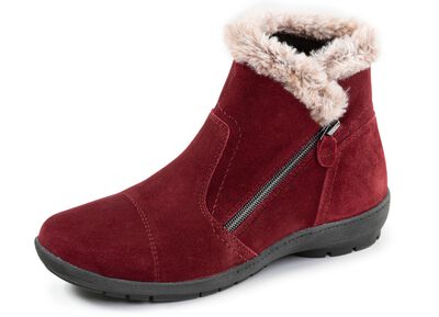 ELENA EDEN, gef&uuml;tterte Damen-Boots, Winterschuhe, Weite G, mit herausnehmbarem Fu&szlig;bett 