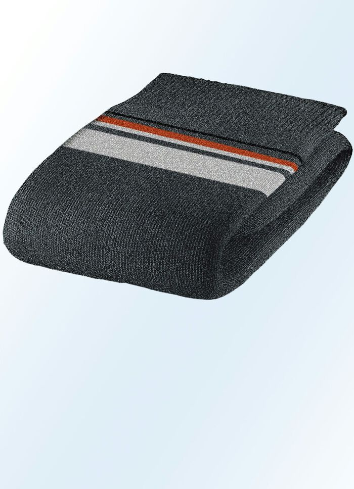 F&uuml;nferpack Socken, Schaft und Bund extra weit 