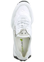 Waldläufer Sneaker mit frecher Glitzer-Applikation EISGRAU-WEISS