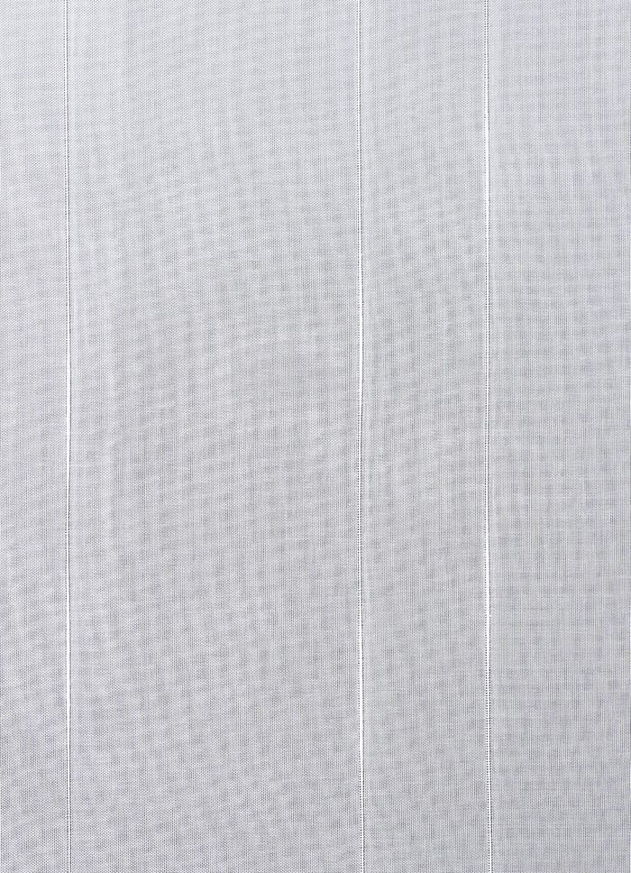 Klassischer Store mit feinen Streifen und Effektgarn 